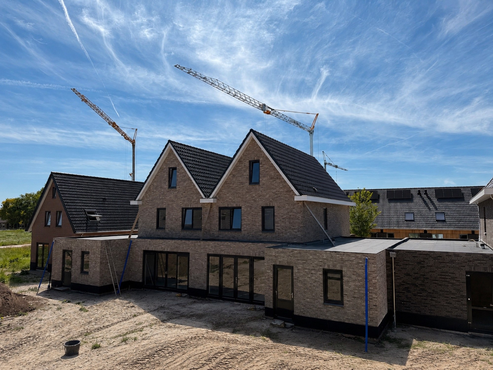 Nieuwbouwproject van Jack de Voeger onder de kraan